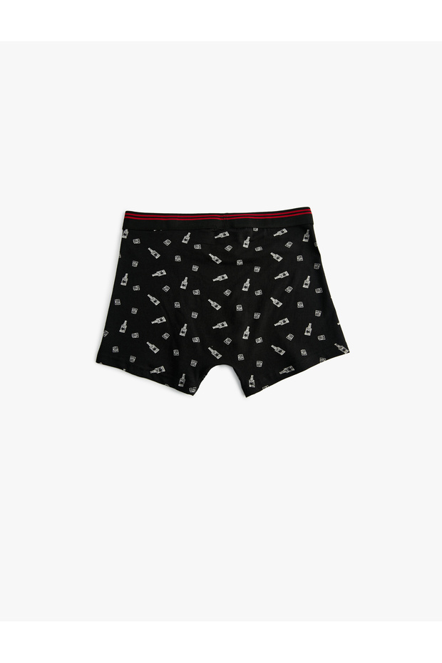 Baskılı Pamuklu 3'lü Boxer Seti - 6