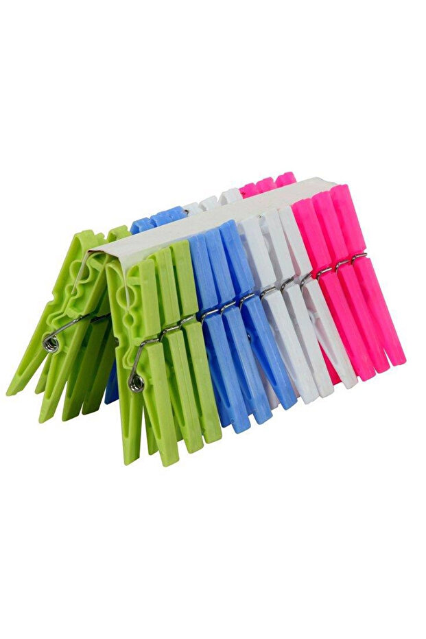 Sevde Plastik 24 قطعة أوتاد غسيل بالجملة -82626
