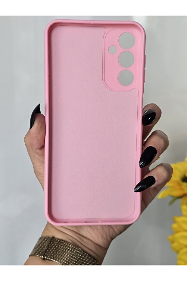 حافظة متوافقة مع هاتف سامسونج جالاكسي A34 مخملية من الداخل بطباعة الفهد - 7