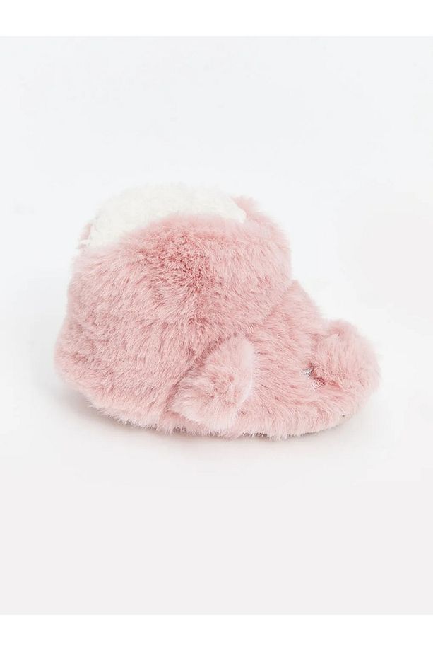 LCW STEPS Tatlı Pembe Kız Bebek Yürüme Öncesi Ev Ayakkabısı - 3