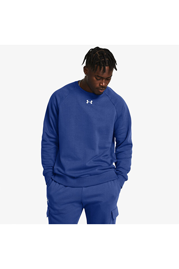 سويت شيرت رجالي كاجوال باللون الأزرق الداكن من Rival Fleece