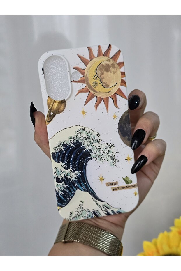 حافظة مطبوعة مخملية متوافقة مع هاتف آيفون 16 - 3