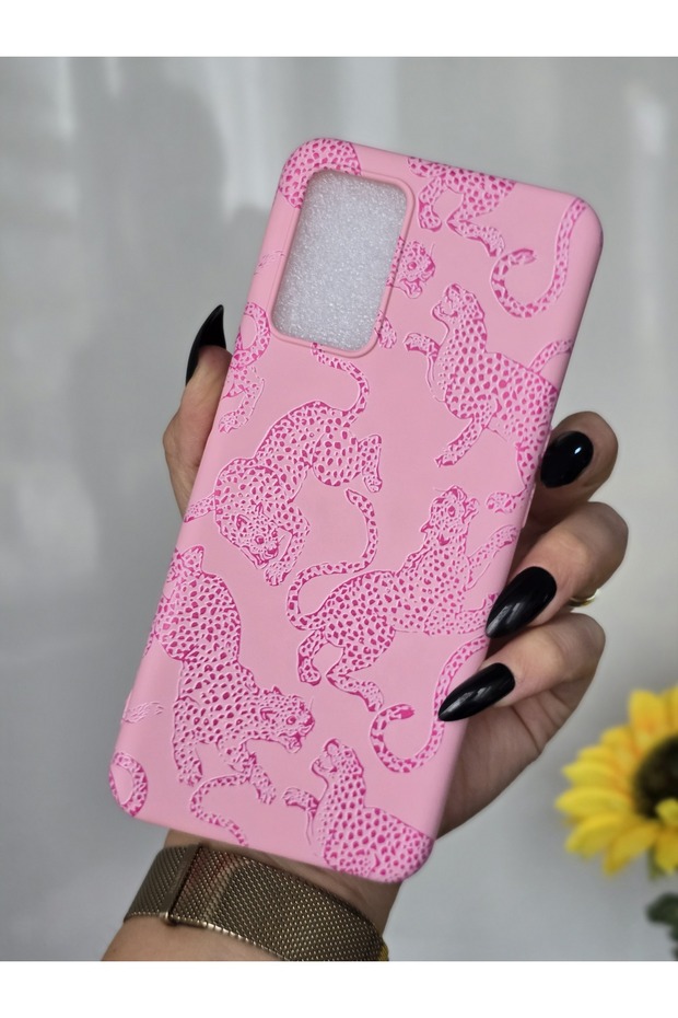 Oppo A16 / A55 Compatible Velvet Inside Launch Leopard Printed Case - 3