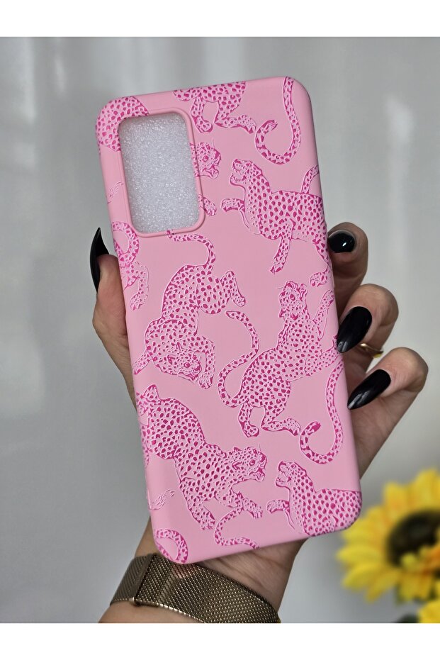 Oppo A16 / A55 Compatible Velvet Inside Launch Leopard Printed Case - 4