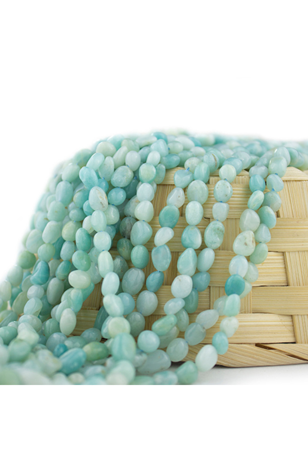 سلسلة أحجار الأمازونيت الطبيعية - 2