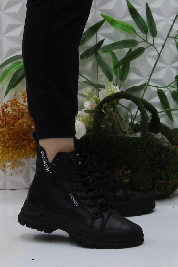 Guja 24K310-14 Black Original Product Soft Flexible Non-Slip Sole Women's Boots