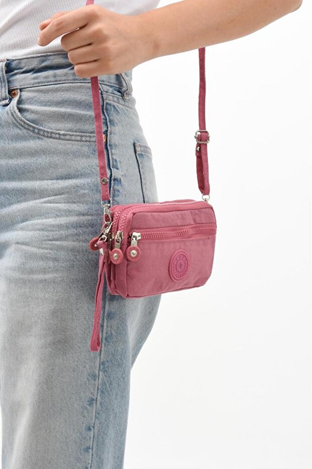 Clinker Fabric Mini Cross Strap Women's Mobile Phone Bag Hand Bag Wallet 10*18 cm Water Repellent