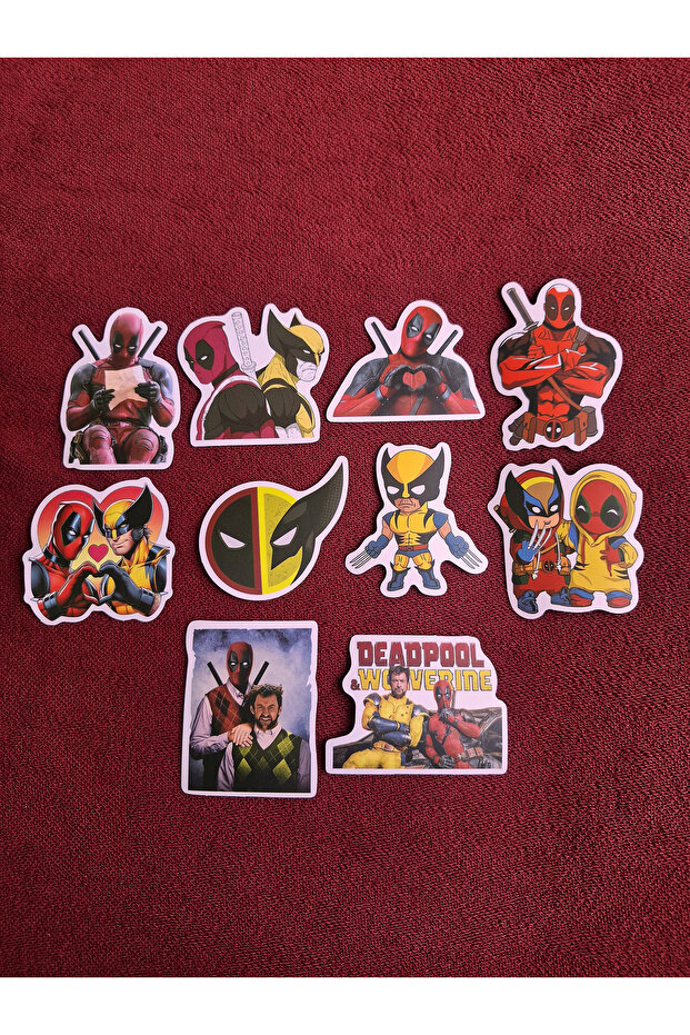 Marvel Deadpool & Wolverine Sticker Set 3 - 3