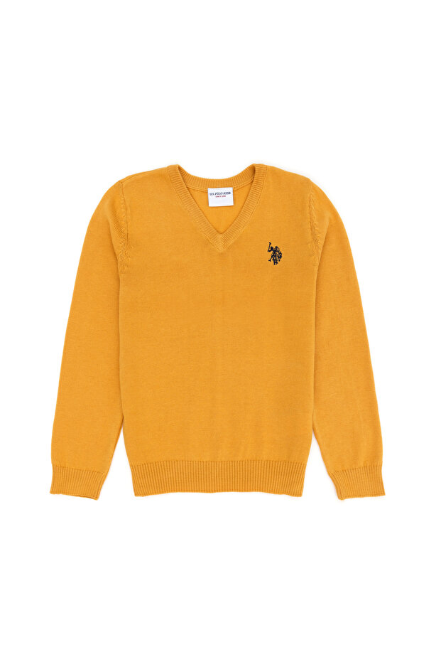 Boy's Mustard Basic Sweater 50275849 -Vr072