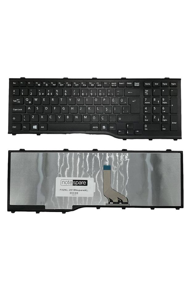 Fujitsu Siemens ile Uyumlu AH532 GL-308, AH532 GL-500, AH532/G52-500 Notebook Klavye Siyah TR - 1