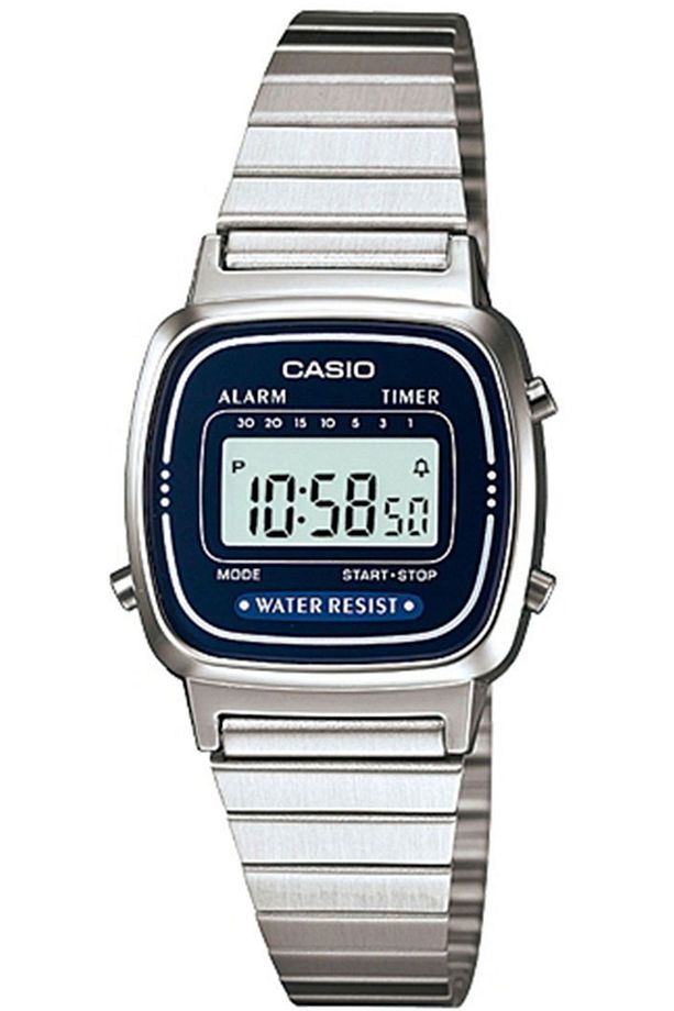 La670wa-2df Retro Dijital Kadın Saat ( 2 Yıl Türkiye Tek Distribütörü Ersa Saat Garantilidir ) - 1