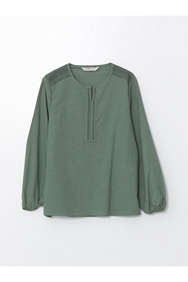 LCW Kaçık Yaka Kadın Bluz - 5