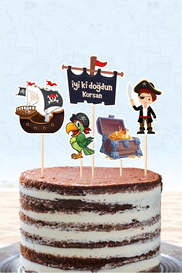 Pirate Concept Birthday * Cake Decoration