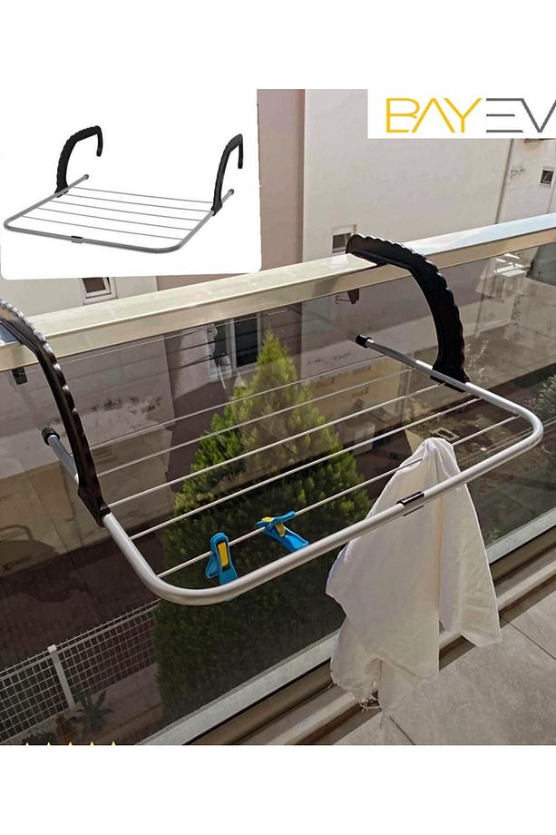 Petek Üstü Çamaşır Kurutmalık - Balkon Kurutmalık Askısı Askılık - 1