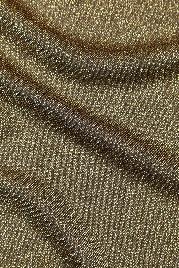 Brayt Simli Gold Örme Kumaş - 3