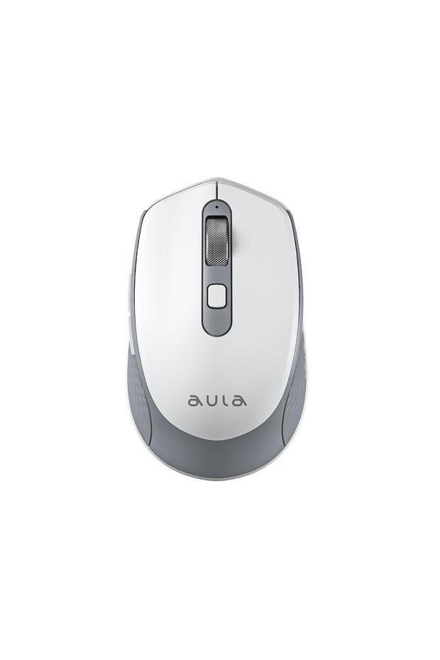 Am204 Çift Modlu Bluetooth Ve Kablosuz 1600dpı Şarj Edilebilir Optik Mouse Beyaz - 1