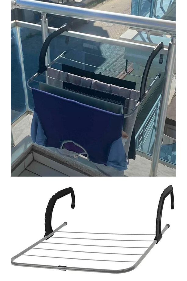 Petek Üstü Çamaşır Kurutmalık - Balkon Kurutmalık Askısı Askılık - 3
