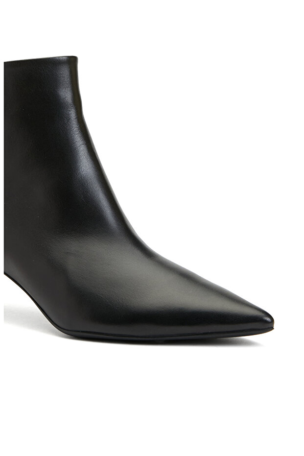 Siyah Kadın Deri Bot - 6