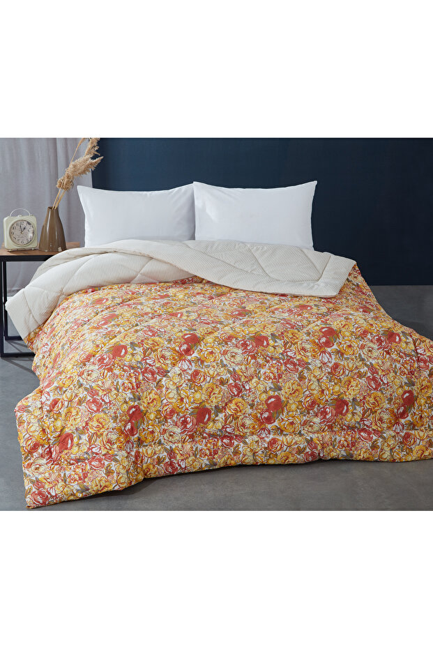 Single Polycotton Quilt 1 Pillow / V15