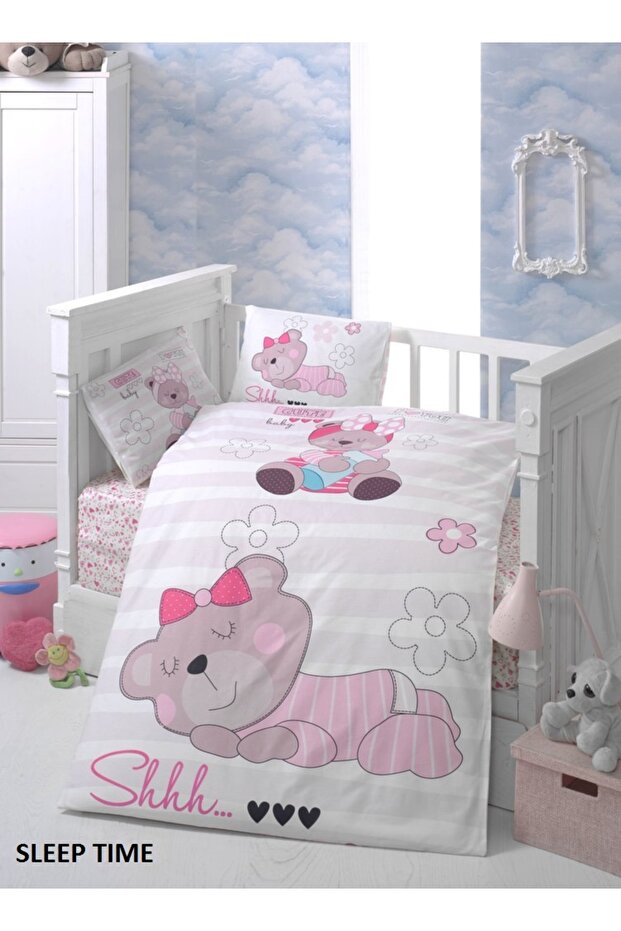 Baby Sleeping Set 100% Cotton (WITH QUILT AND 2 PILLOWS)