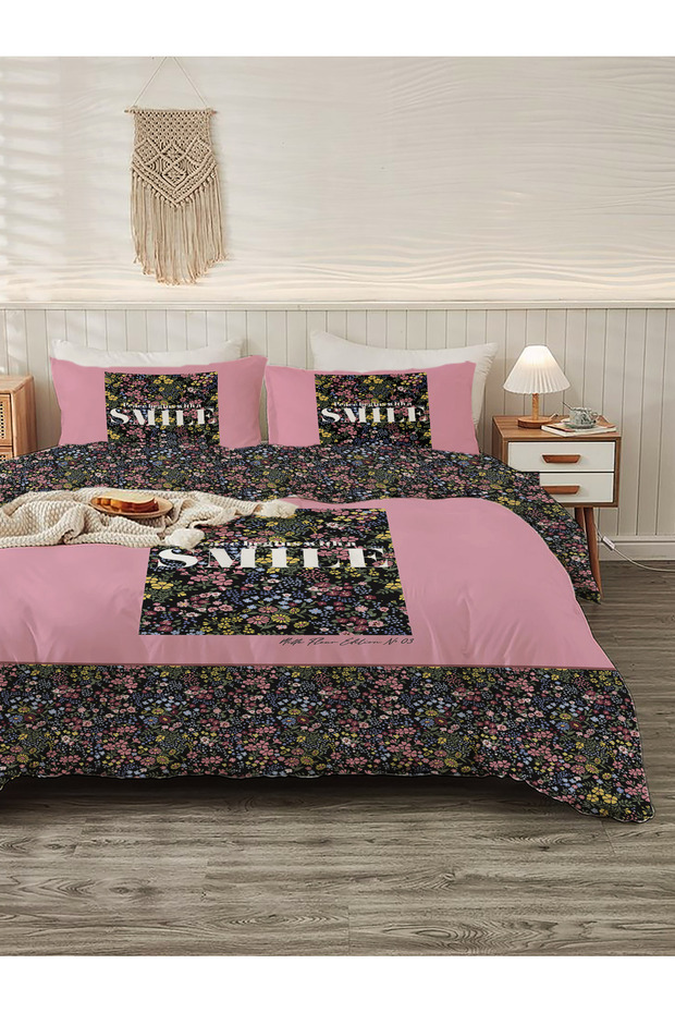 طقم غطاء لحاف مزدوج منقوش حديث مقاس 200 × 220 سم مكون من قطعتين مقاس 50 × 70 سم