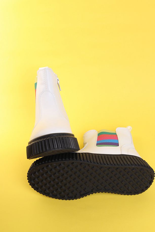 Unisex Sıcak Tutan Astarlı Chunky Kaymaz ve Rahat Taban  Çocuk Kışlık Bot Kışlık Çocuk Bot - 7