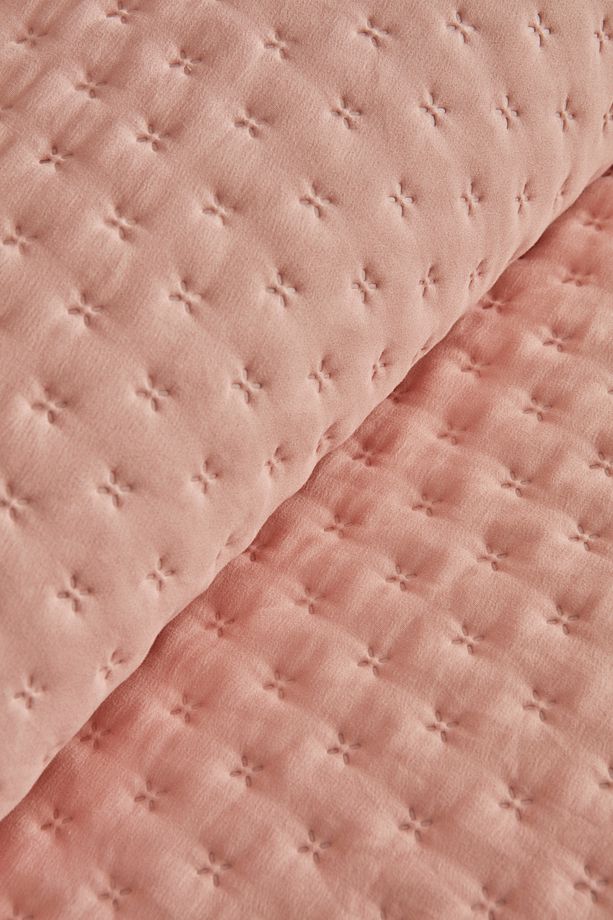 Breeze Soft Çift Kişilik Yatak Örtüsü Somon - 7