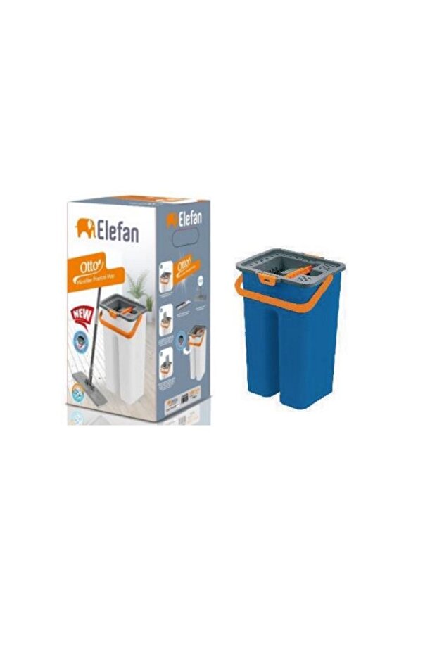 Otto Mop Set - Yeni Nesil Pratik Temizlik Seti, 360° Döner Başlıklı, Su Sıkmalı, Islak Kuru Paspas - 5
