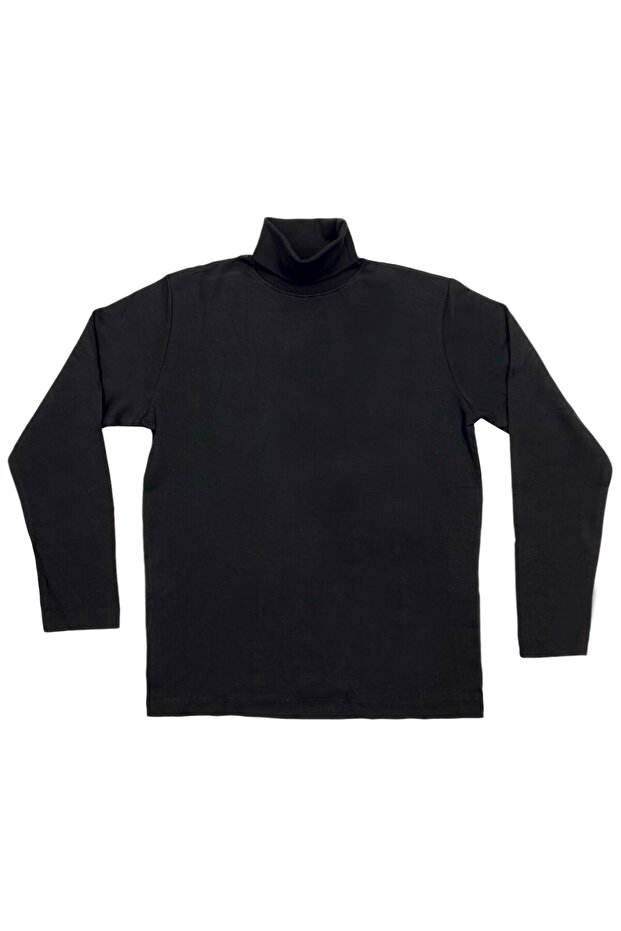 Turtleneck Combed Interlock Regular Fit Sweatshirt