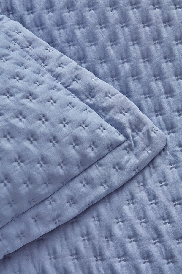 Breeze Soft Tek Kişilik Yatak Örtüsü İndigo - 6