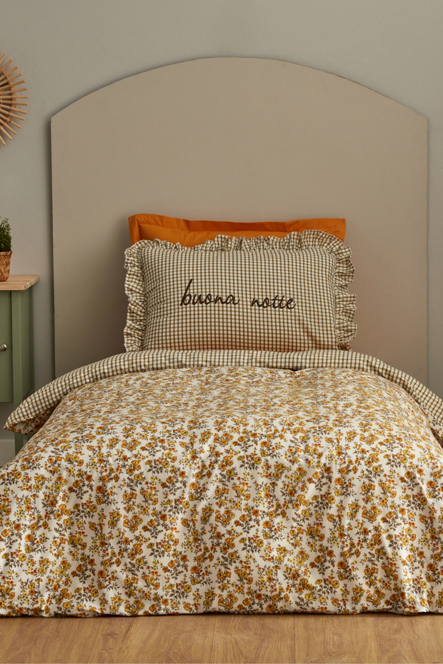 Duvet Cover Set 100% Cotton Single Young Buona Notte (Fitted)