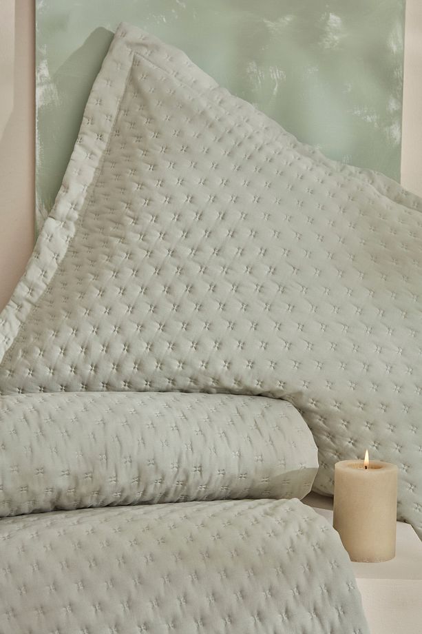 Breeze Soft Tek Kişilik Yatak Örtüsü Adaçayı - 8