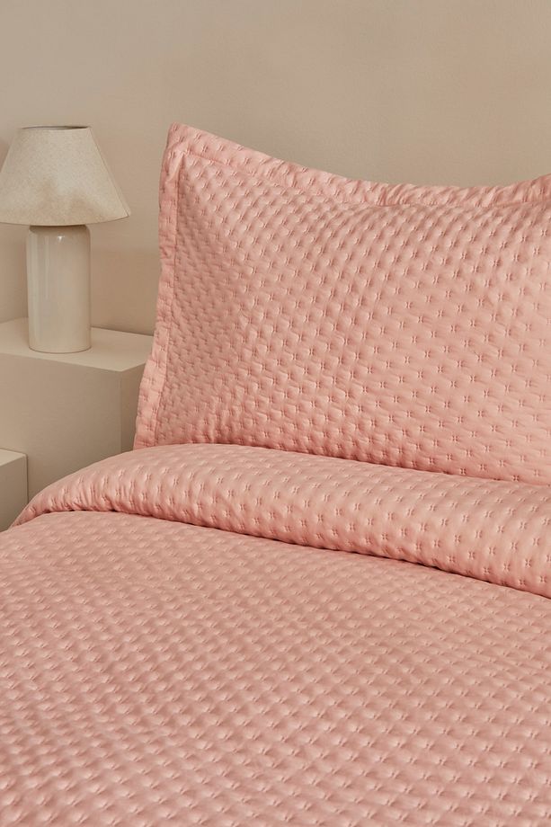 Breeze Soft Çift Kişilik Yatak Örtüsü Somon - 4