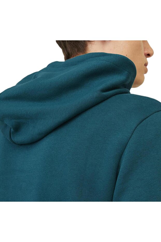 12233599 Jjecorp Logo Sweat Hood Play Noos Petrol
