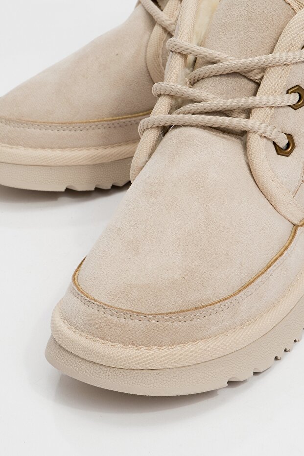 MİNGO bézs fűzős női sportcipő - 3