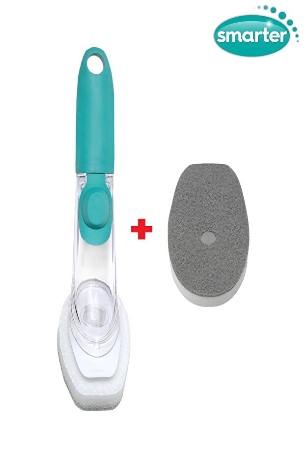 Dish Sponge with Detergent Tank and Sponge Spare Gift