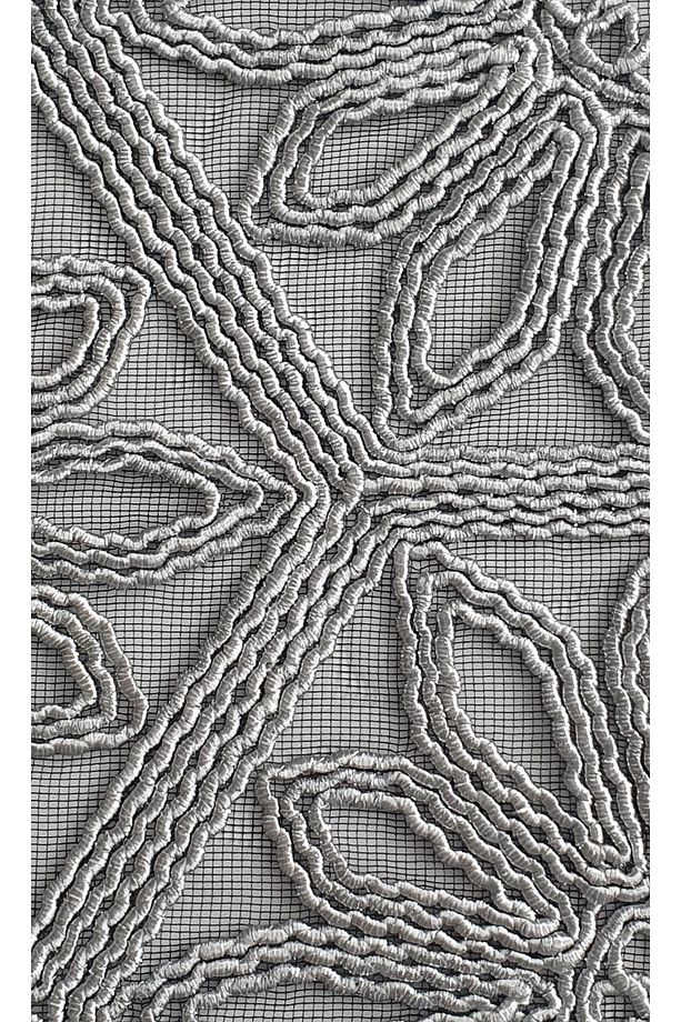 Anglez Kordon Simli Altıköşe Runner(38×130cm) - 6