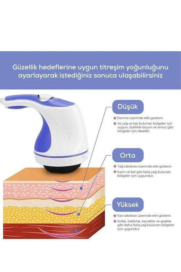 5 Başlıklı Selülit Giderici Ve Tüm Vücut Masajı Aleti - 7