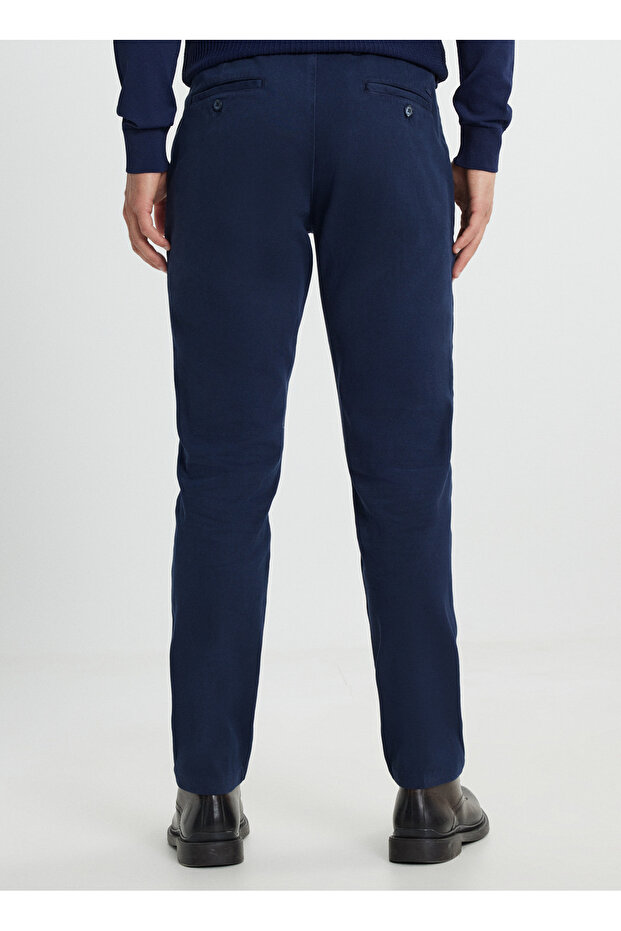Altınyıldız Classics Normal Bel Slim Fit Lacivert Erkek Pantolon COE012510109_PANTOLON YAN CEP PARCA - 5