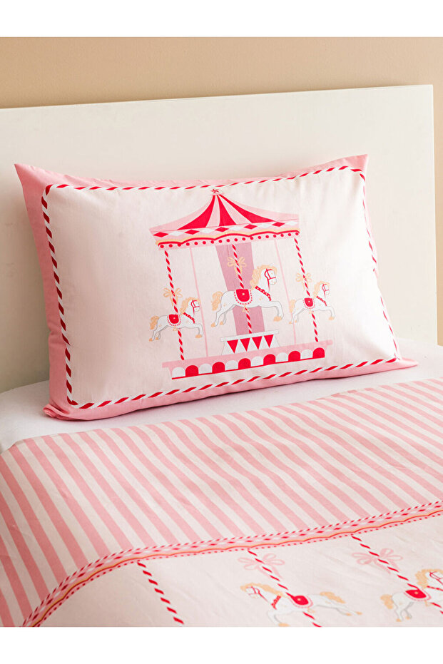 LCW Baskılı Tek Kişilik Pamuklu Nevresim Seti - 3