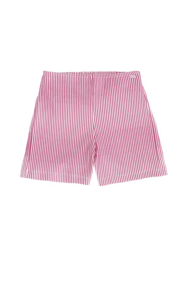Çocuk Pembe Örme Şort 50270081-VR041 - 1