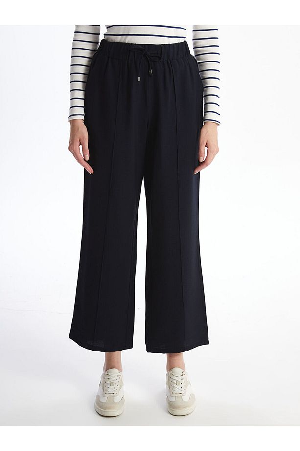 LCW Beli Lastikli Loose Fit Kadın Pantolon - 2