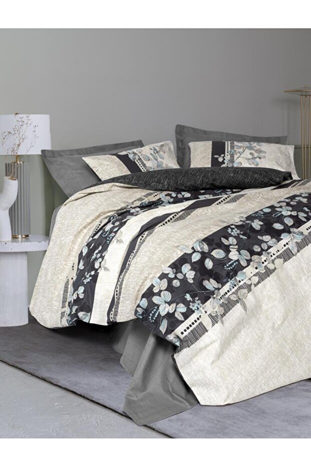طقم غطاء لحاف فردي Lahlare Anthracite