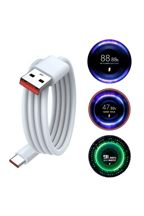Type-c 67w (WATT) Turbo Hızlı Şarj Aleti Adaptörü Kablo Set Samsung Xiaomi Uyumlu - 5