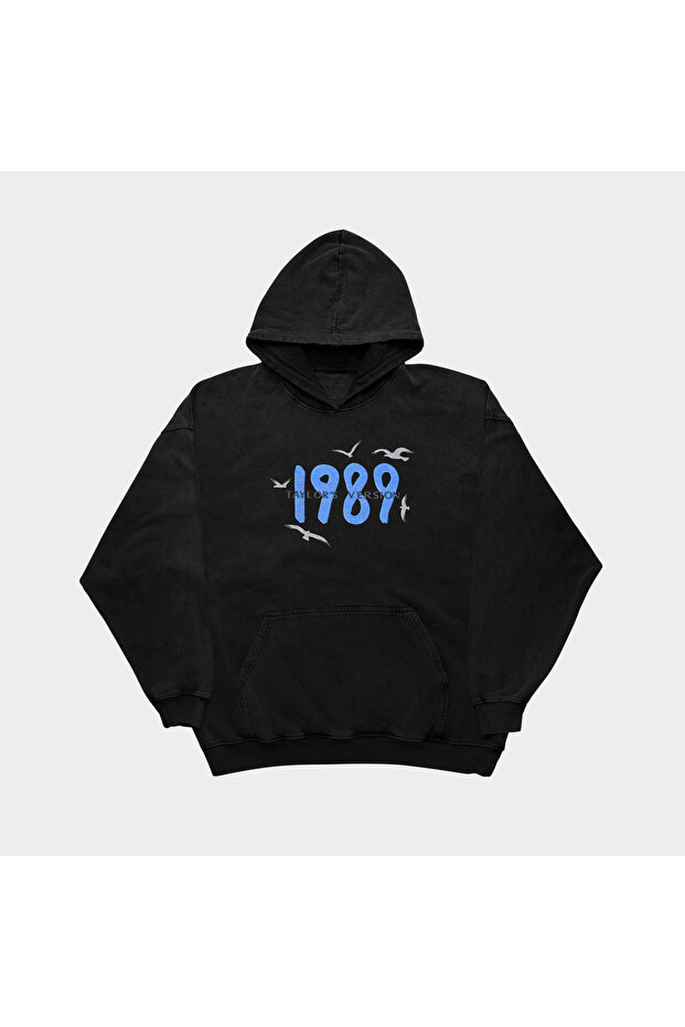 Taylor Swift - 1899 Designed Black Oversize Sweatshirt