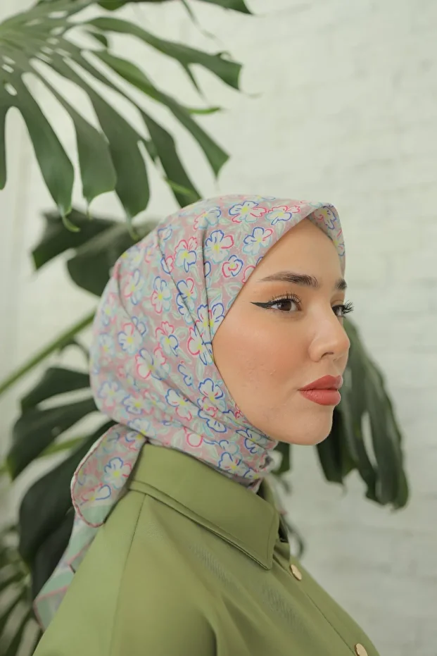 Melisa Desen Soft Pamuk Eşarp - 1