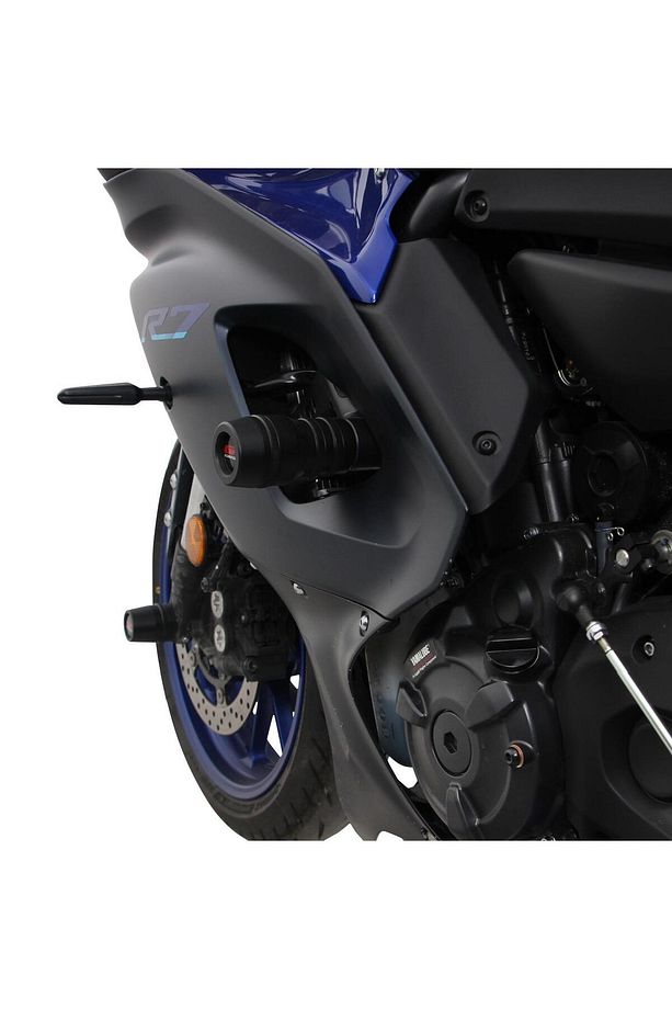 Gp Kompozit Yamaha R7 2021–2024 Uyumlu Motor Koruma Takozu Siyah - 4
