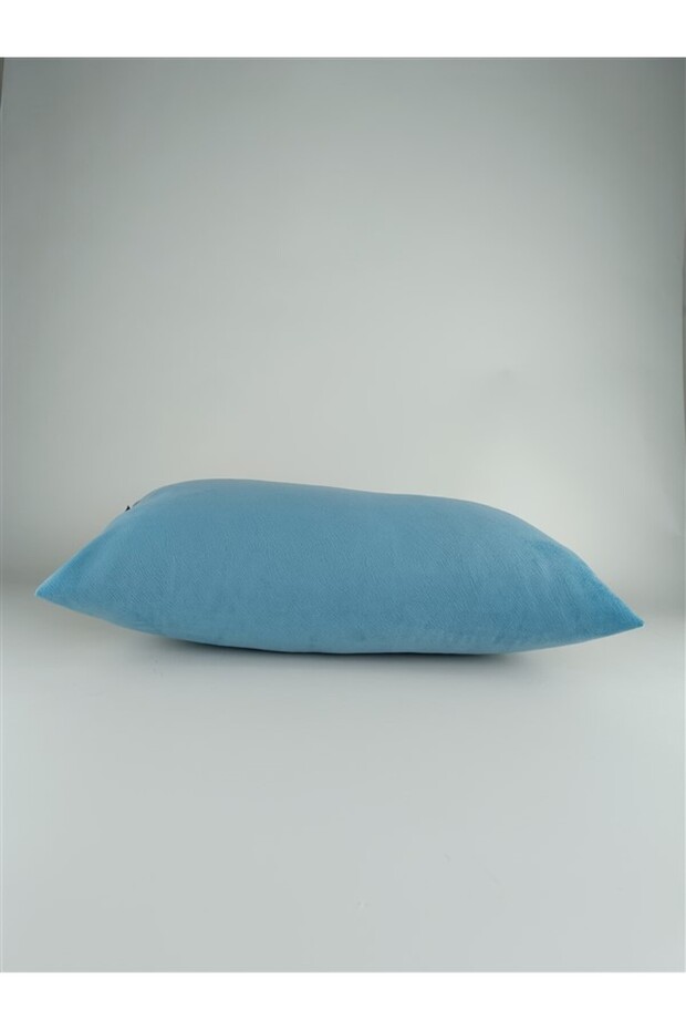 Turquoise Rectangular Throw Pillow Cover - 3
