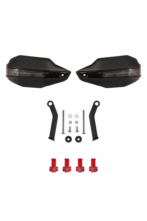Gp Kompozit Bajaj Pulsar Ns 200 2014-2024 Uyumlu Led Sinyalli Elcik Koruma Siyah - 6