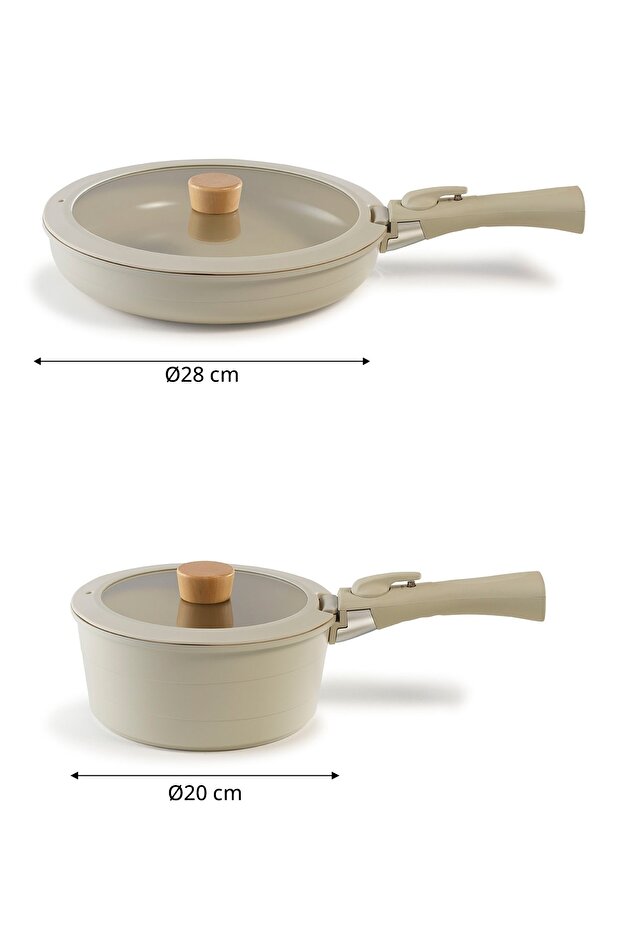 Mıdas Başlangıç Set Bej Inductıon 6 Parça - 6